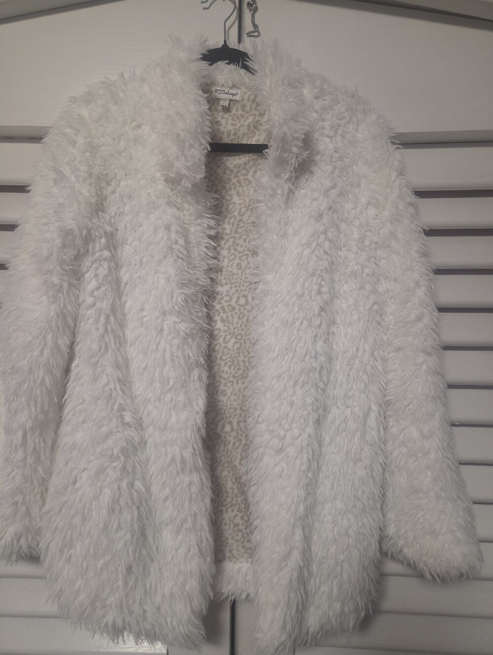 White Faux Fur Open-Front Coat - Women Jackets & Coats